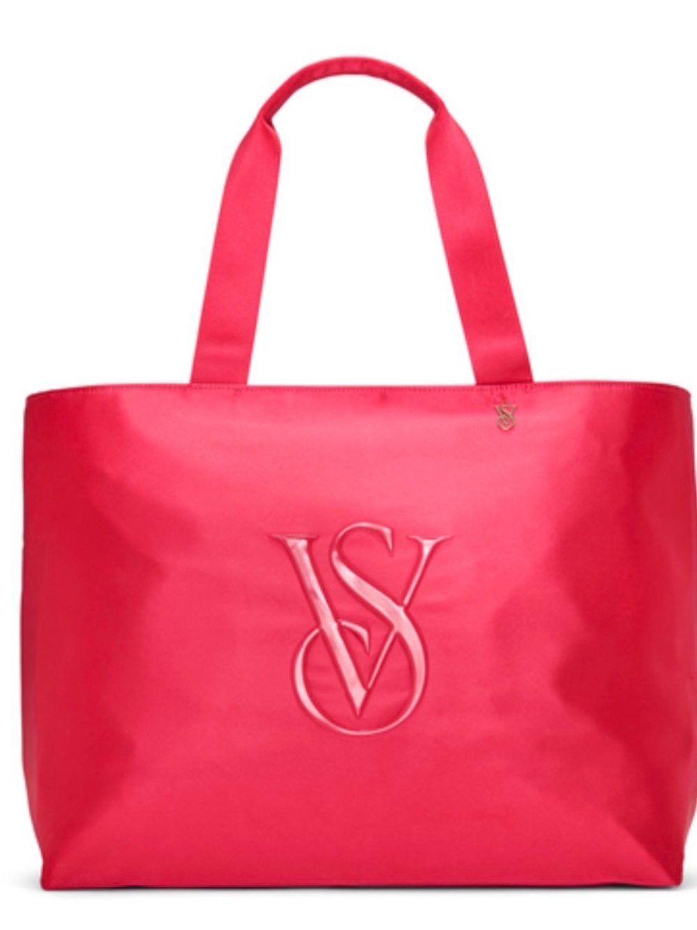 Victoria's Secret Bright Pink Embossed VS Tote